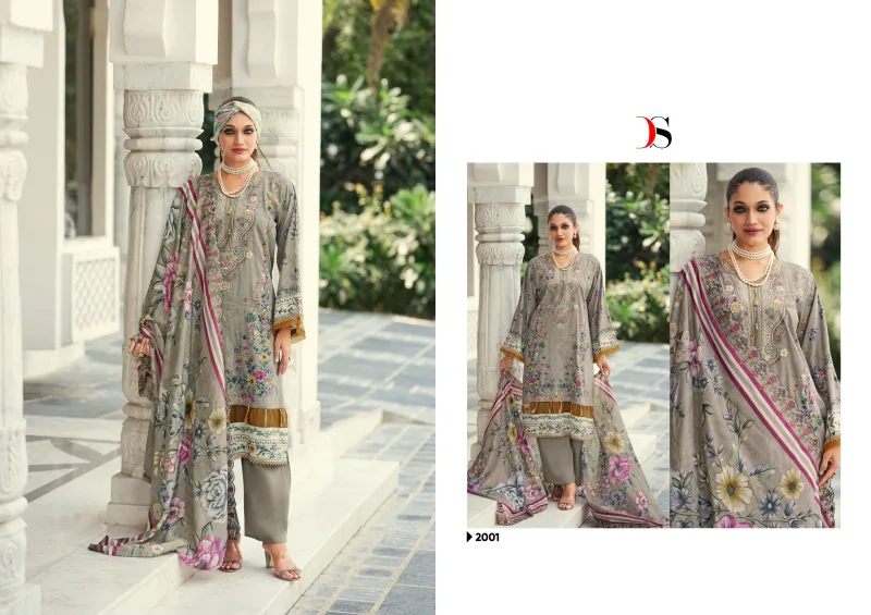 Bin Saeed Mini Vol 2 By Deepsy Cotton Dupatta Pakistani Plazzo Suits